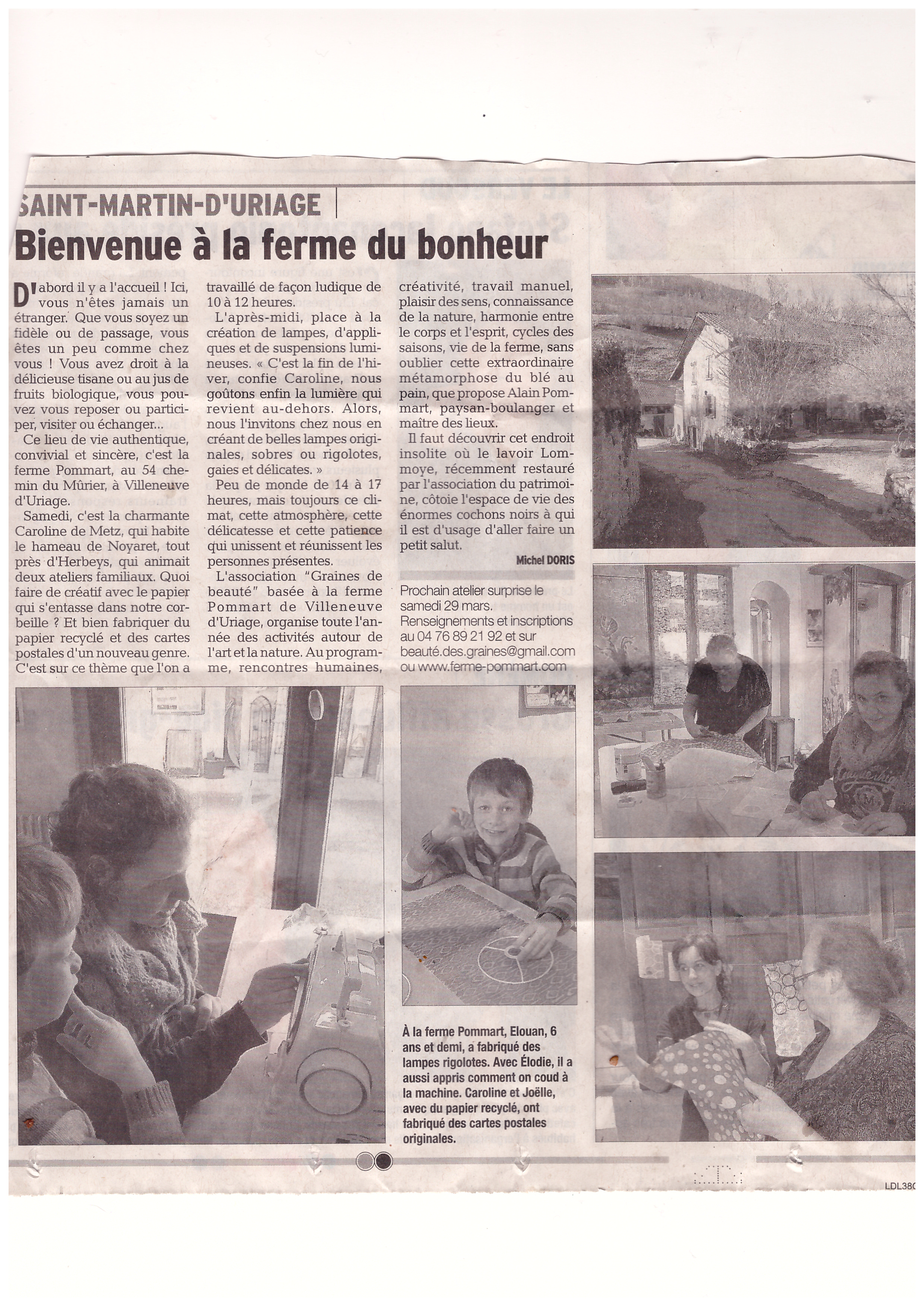 plan d'accé à la ferme pommart 1